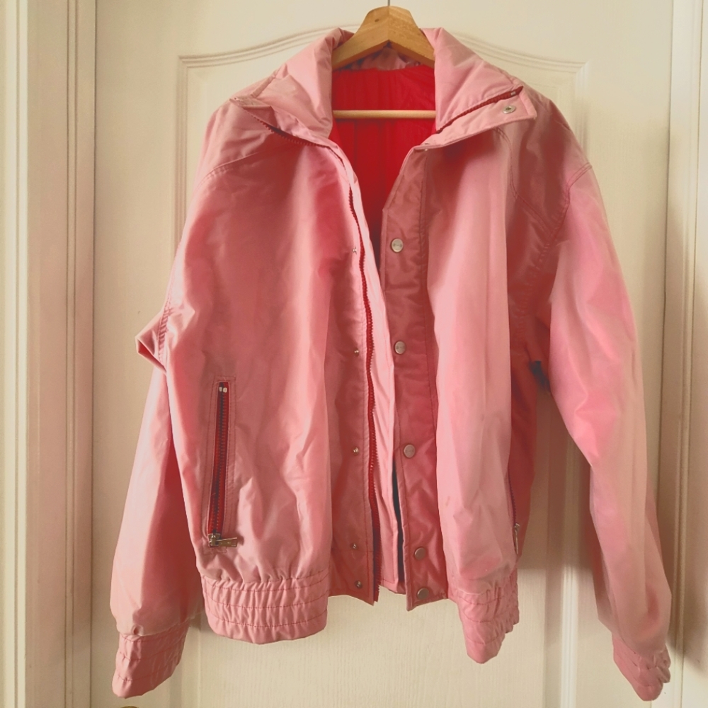 Artica Arbox Pink Windbreaker Jacket Size Small